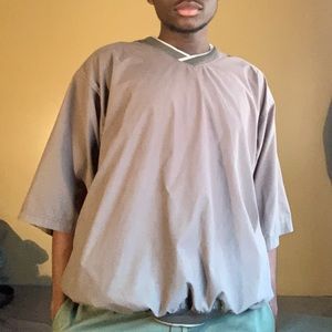 LG short sleeve windbreaker crew neck